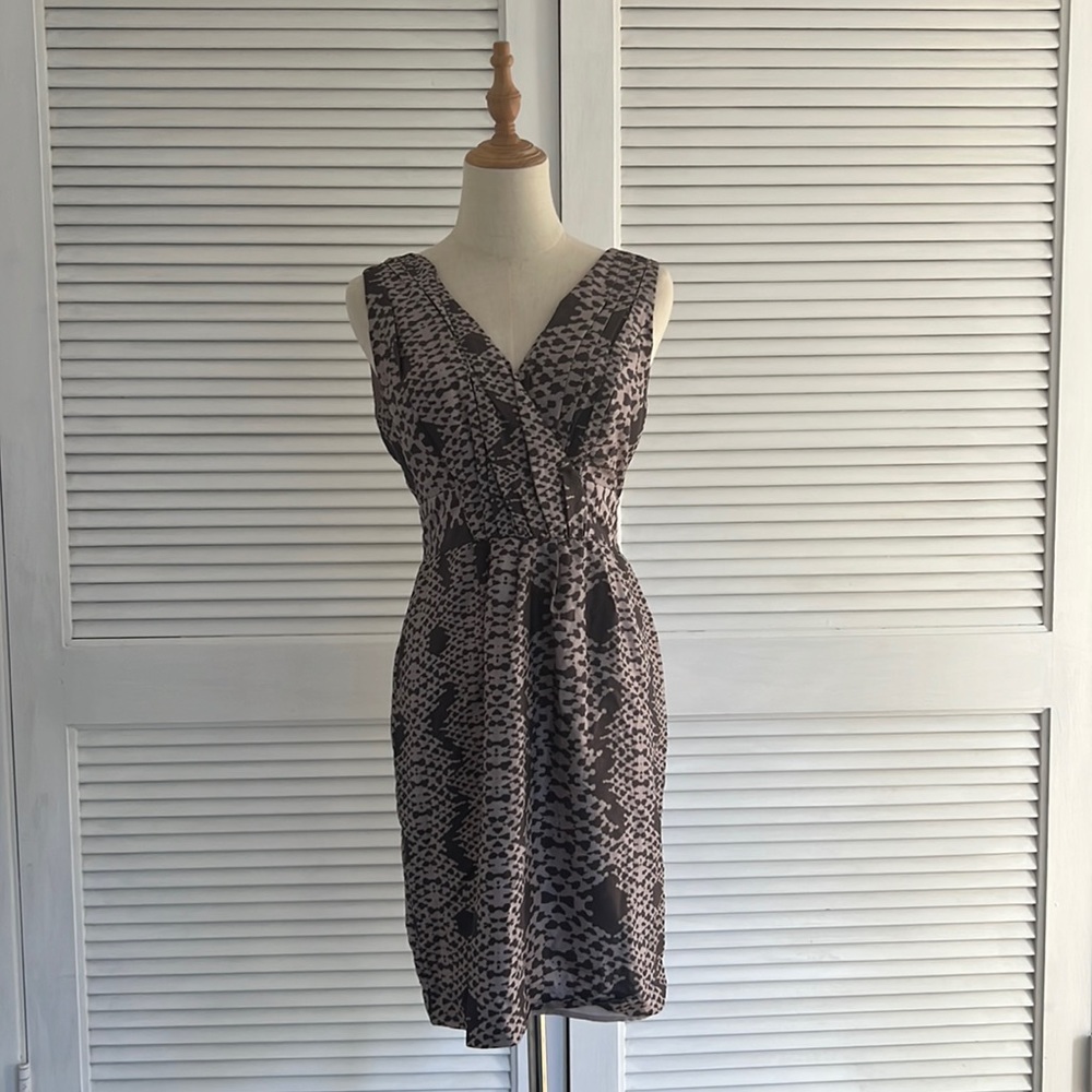 BANANA REPUBLIC | Silk Snake-print Dress